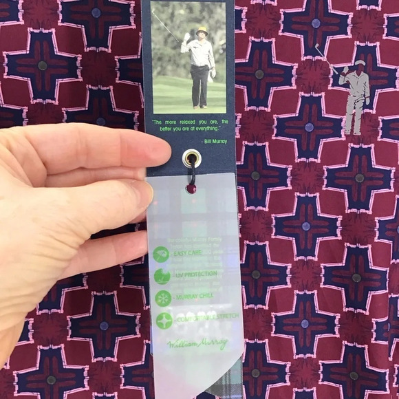 William Murray Women’s Golf Chip Shot Burgundy Pullover 1/4 Zip NWT Size Small - Picture 6 of 8